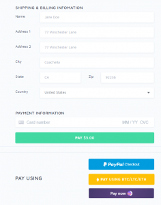 SEOClerks Billing Information