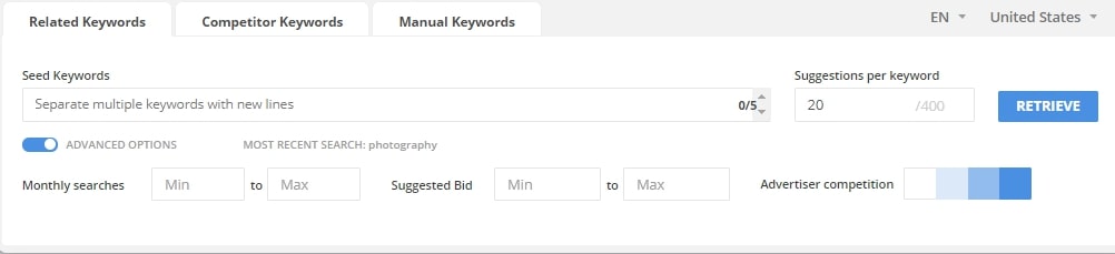 long tail pro keyword research