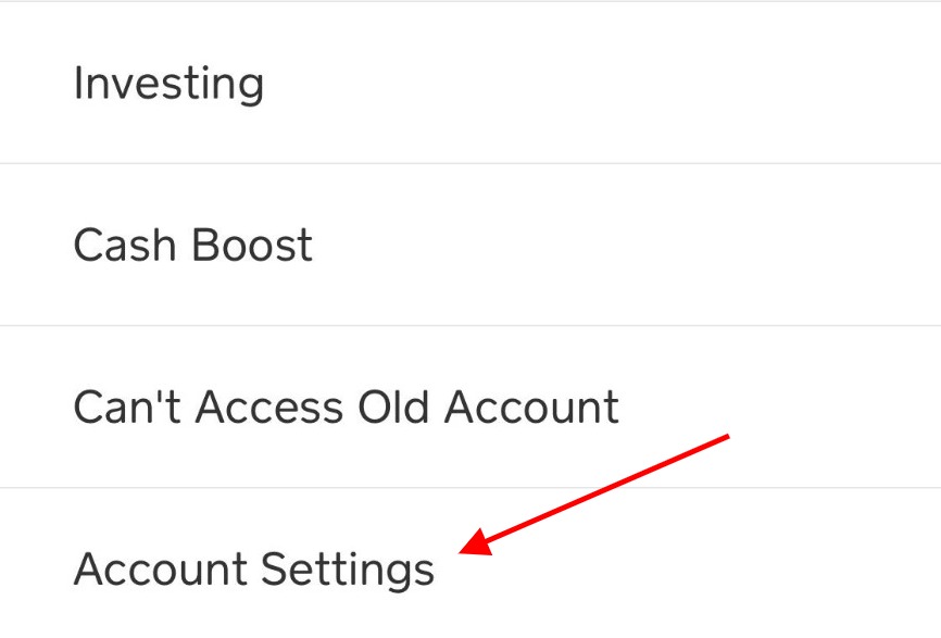 delete cash app account