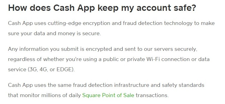 how secure is cash app