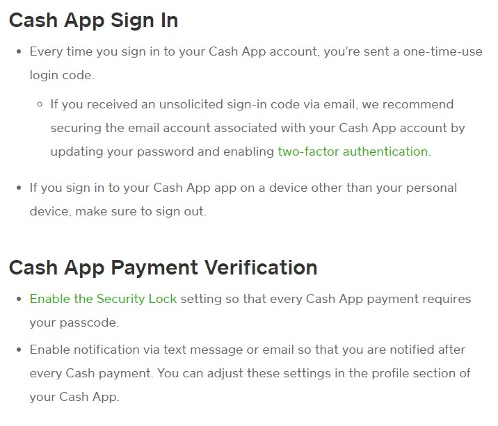 how secure is cash app