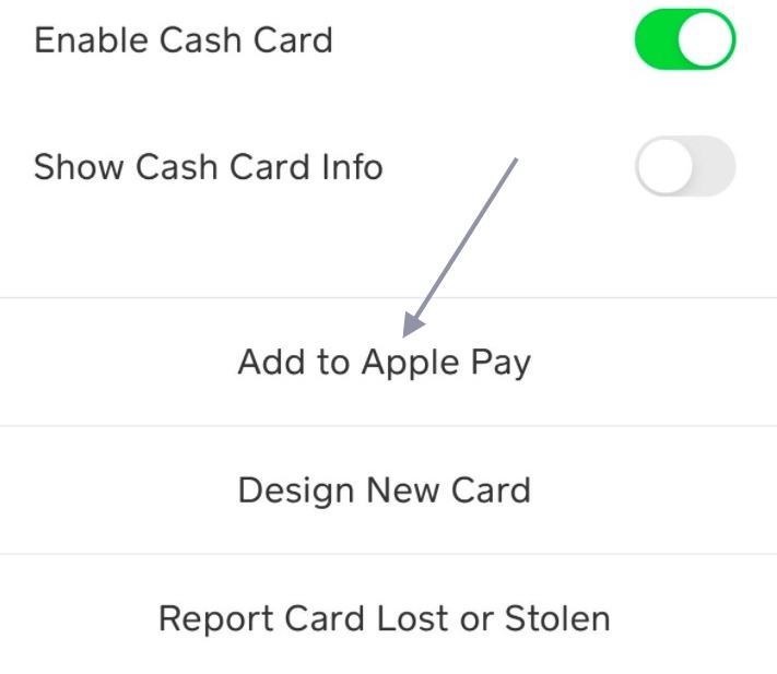 cash app add to apple pay