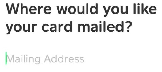 cash app request a card mailing address