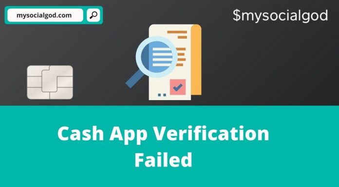 Cash App Verification Failed
