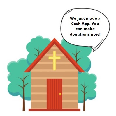 can you use cash app to make church donations