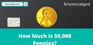 how much is 50000 pennies