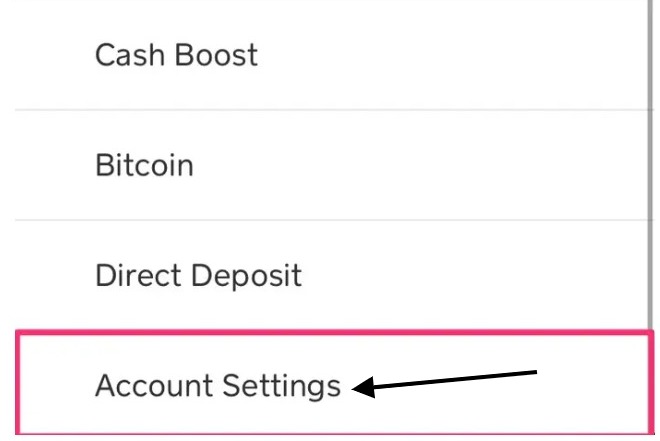 cash app account settings