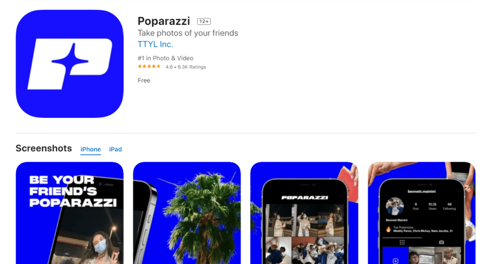 Snap Photos Of Friends With The Poparazzi App